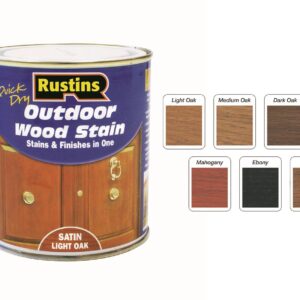 Rustins - Outdoor Woodstain - various colours - 250ml & 500ml