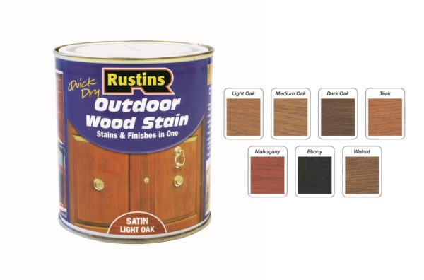 Rustins - Outdoor Woodstain - various colours - 250ml & 500ml