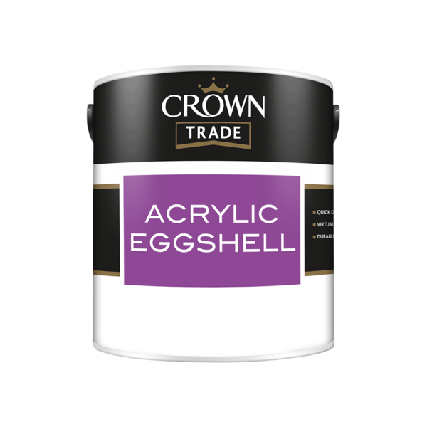 Crown Trade Acrylic Eggshell